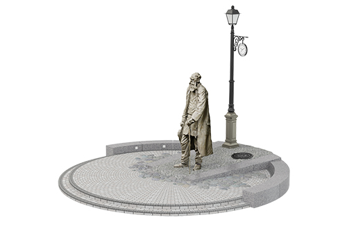 Памятник Льву Николаевичу Толстому во Владикавказе